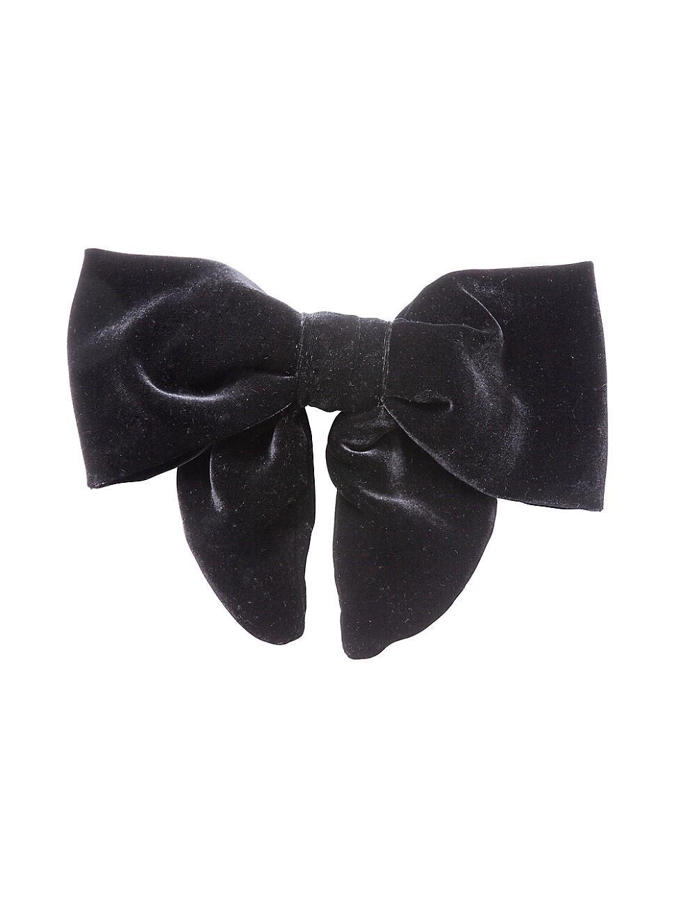 Womens Celine Velvet Bow Barrette Product Image