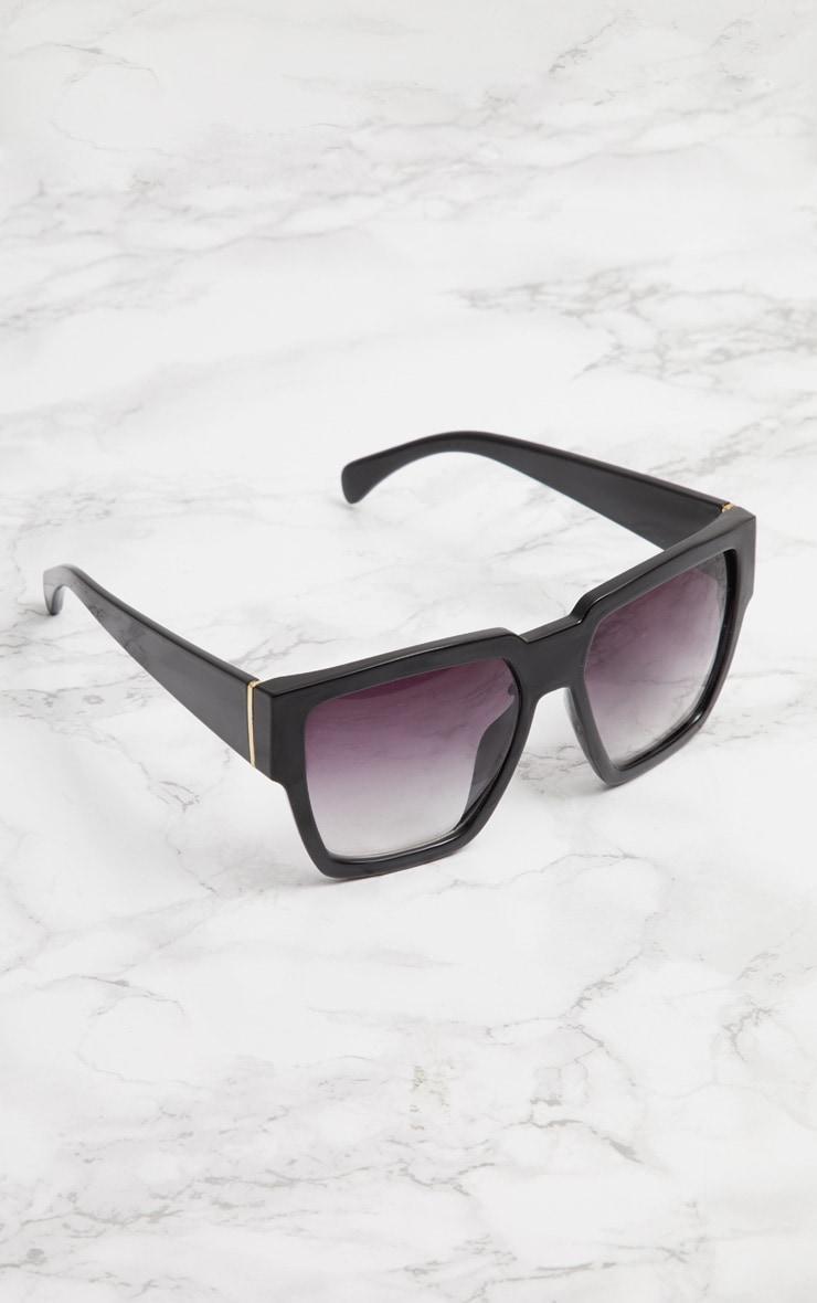 Black Oversized Square Sunglasses Product Image