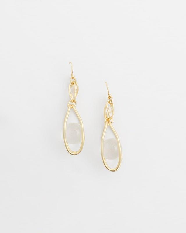 Lucite Bulb Drop Earring   Chico's - Gold - Women Product Image