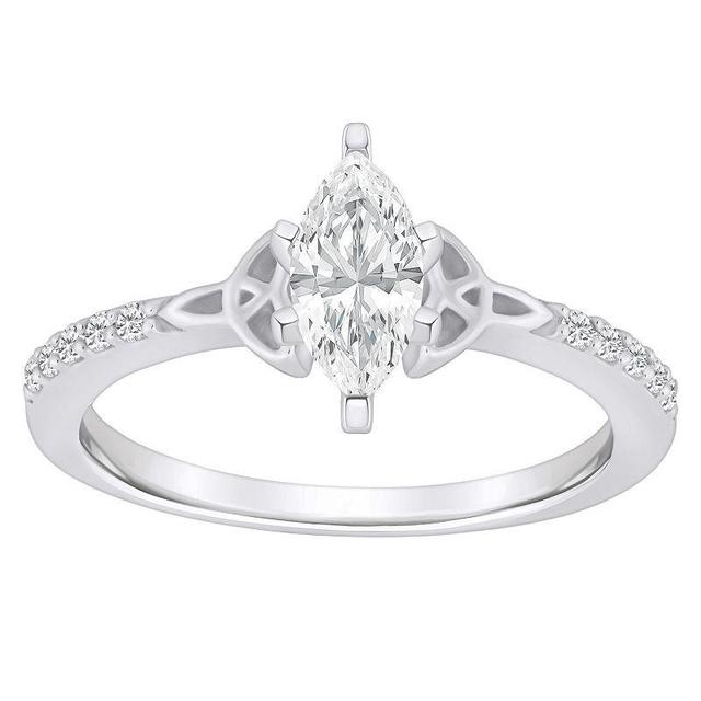 Alyson Layne 14k Gold 1/2 Carat T.W. Diamond Marquise Engagement Ring, Womens Two Tone Gold Product Image