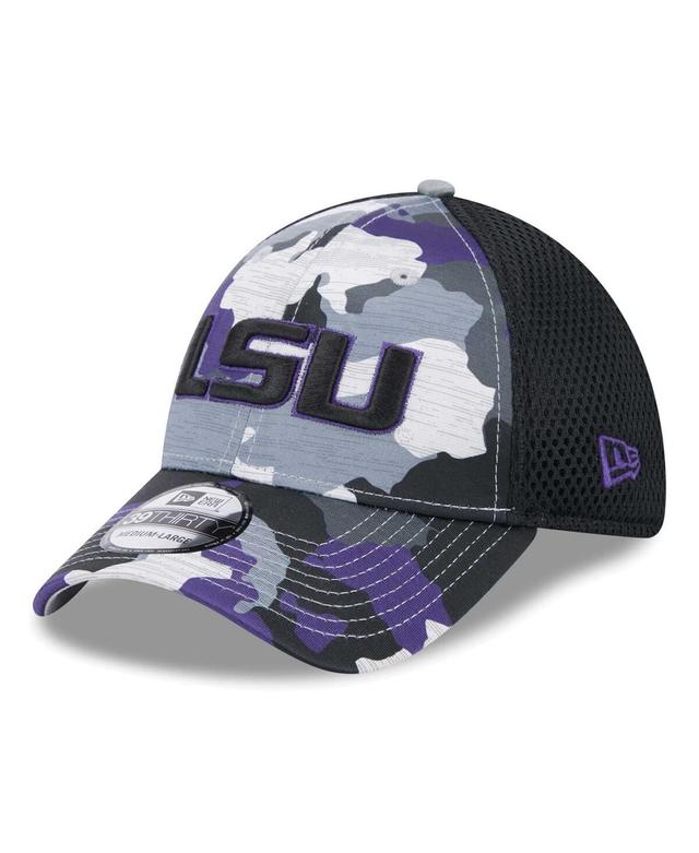 New Era Mens Camo Lsu Tigers Active 39THIRTY Flex Hat - Camo, Black Product Image