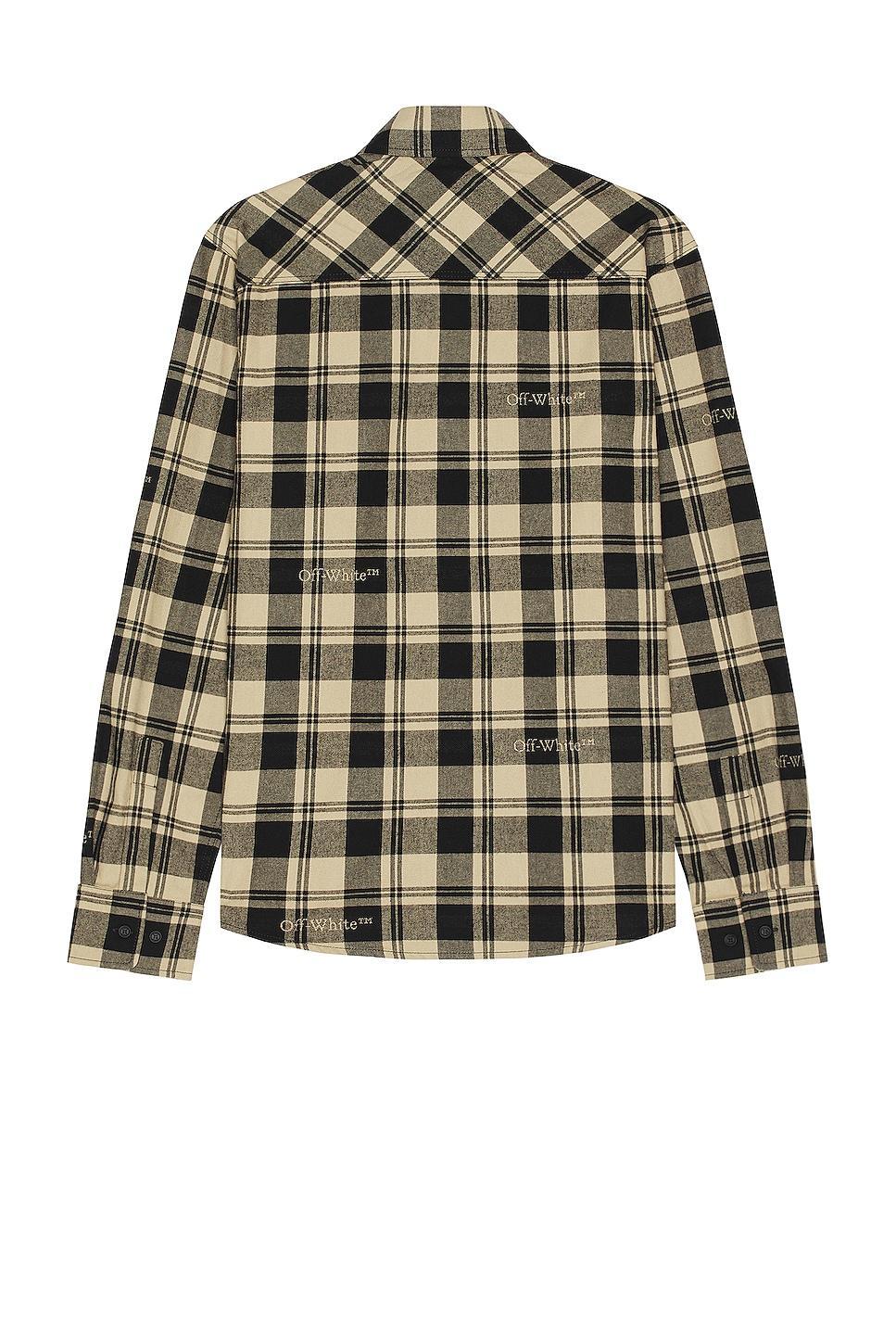 OFF-WHITE Check Flannel Shirt Size M, S, XL/1X. Product Image