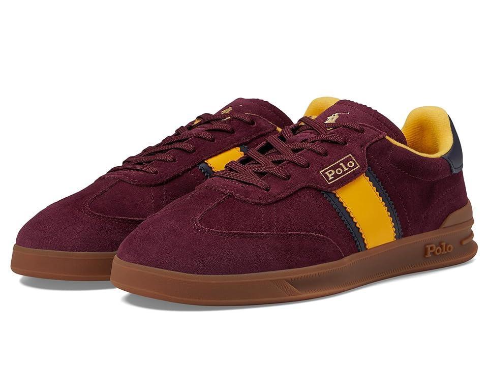 Polo Ralph Lauren Mens Heritage Aera Suede Sneakers Product Image