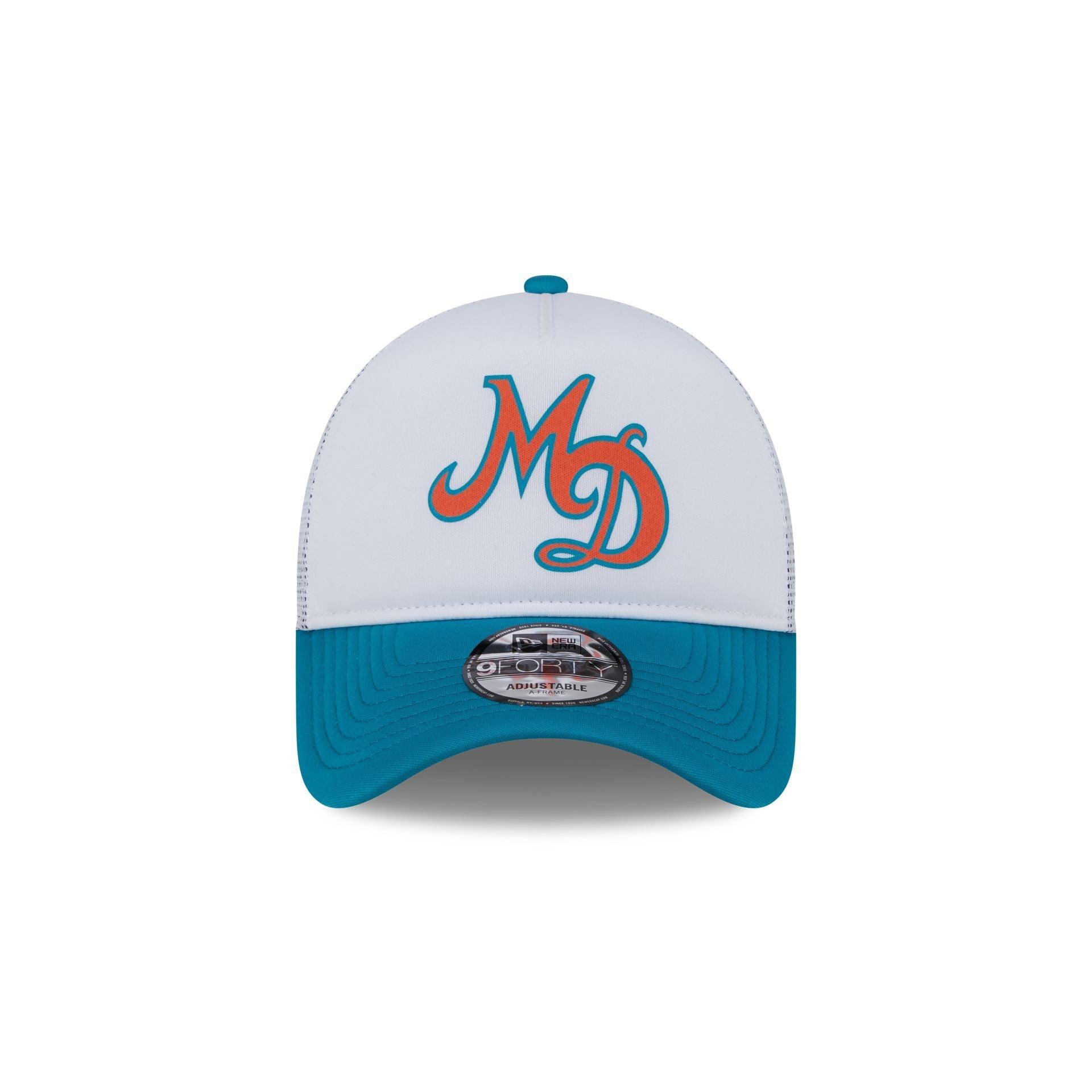 Miami Dolphins City Originals 9FORTY A-Frame Snapback Hat Male Product Image