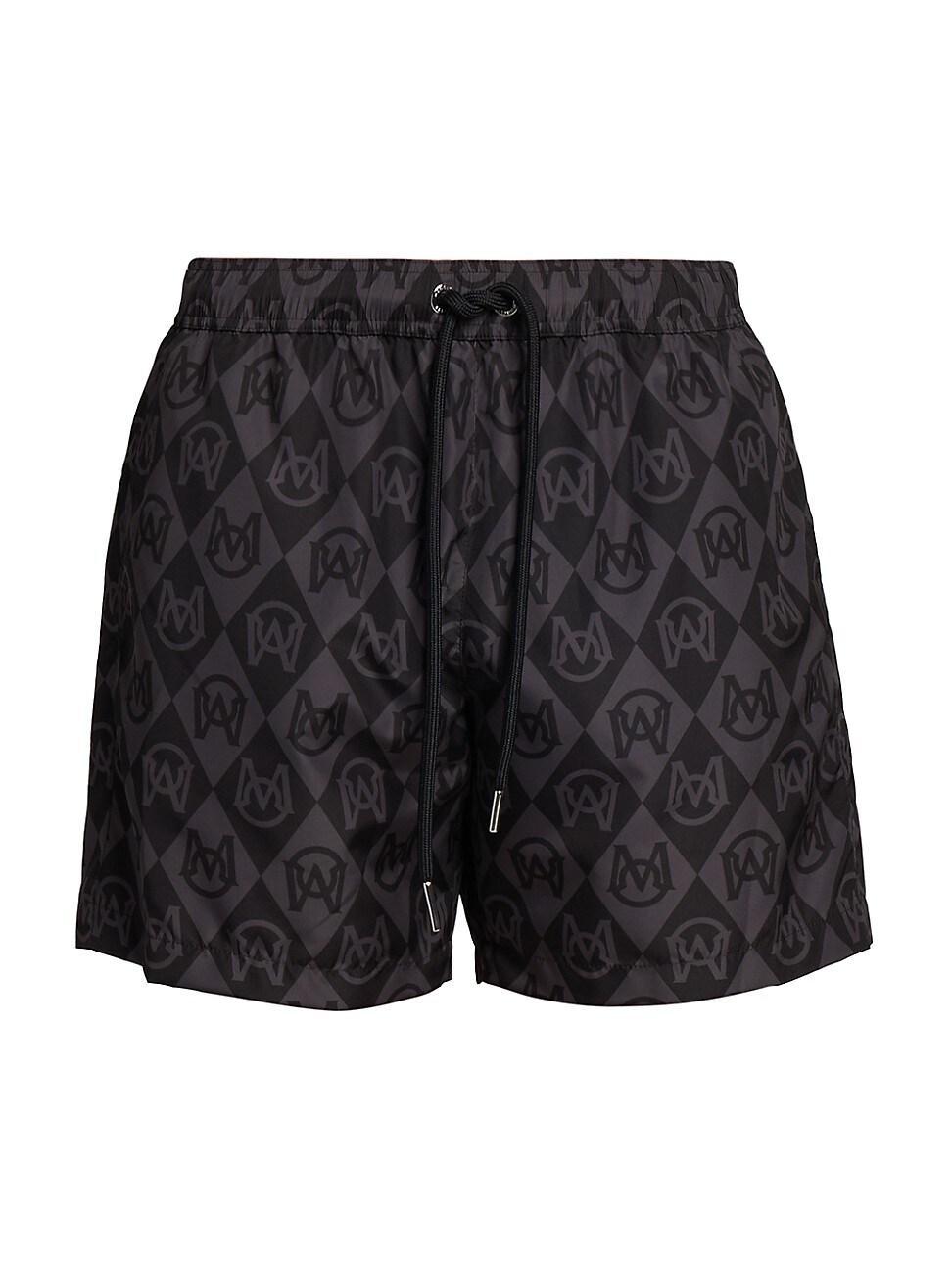 Mens Monogram Logo Swim Trunks Product Image