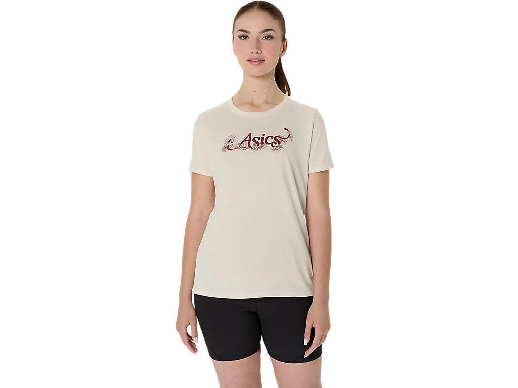 Women's ASICS Floral Slogan Short Sleeve Tee Product Image