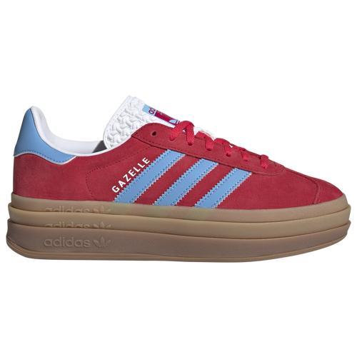 adidas Originals Womens adidas Originals Gazelle Bold - Womens Shoes Gum/Blue/Active Pink Product Image