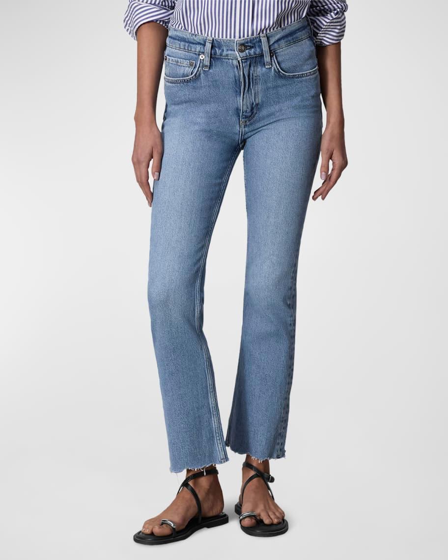 Peyton Mid-Rise Ankle Bootcut Jeans product image