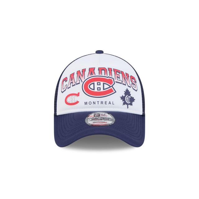 Montreal Canadiens Sport Classics 9FORTY A-Frame Trucker Hat Male Product Image