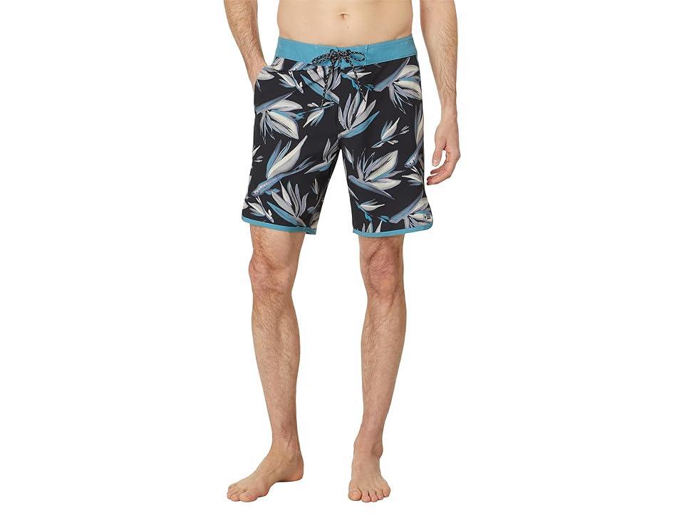 Salty Crew Breaker 19 Boardshorts Blue) Men's Swimwear Product Image