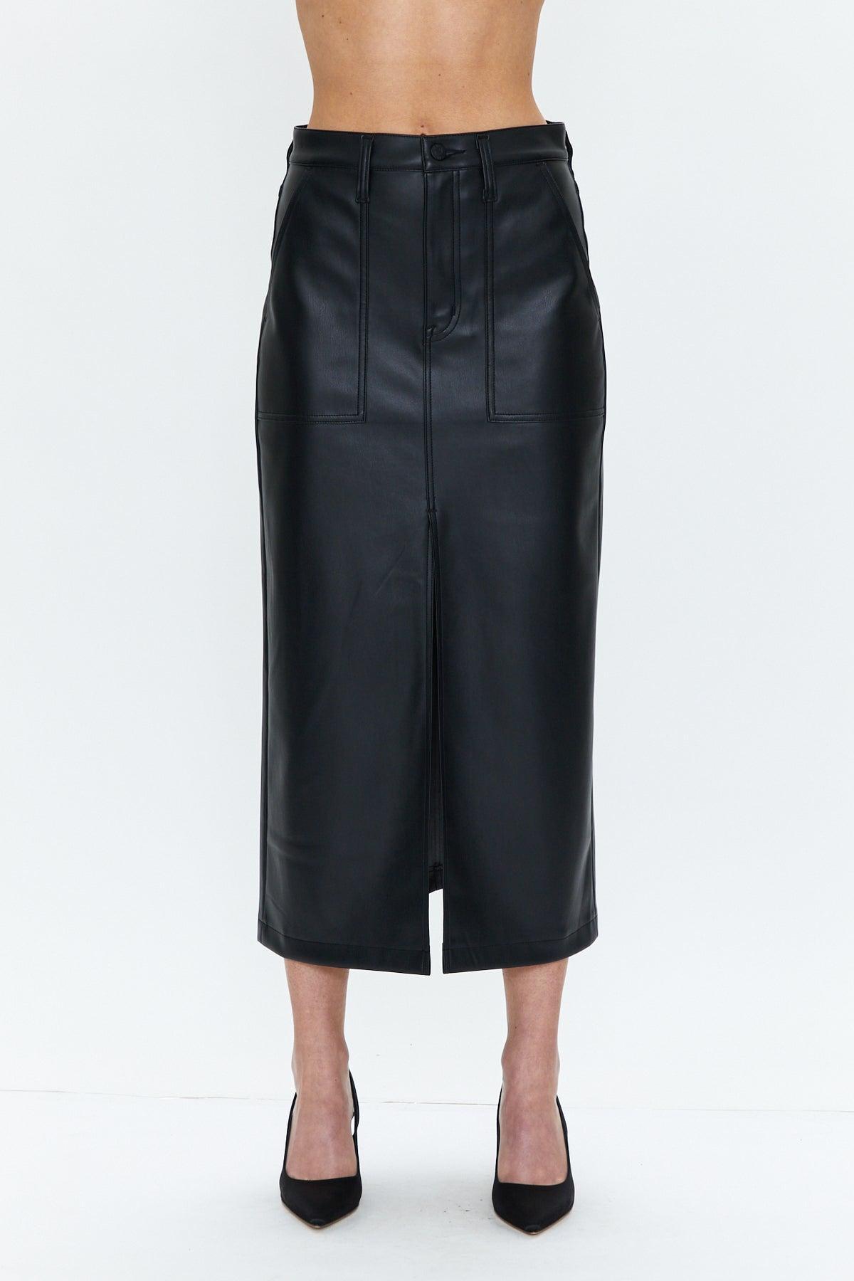 Alice Utility Midi Skirt - Slate Black Product Image