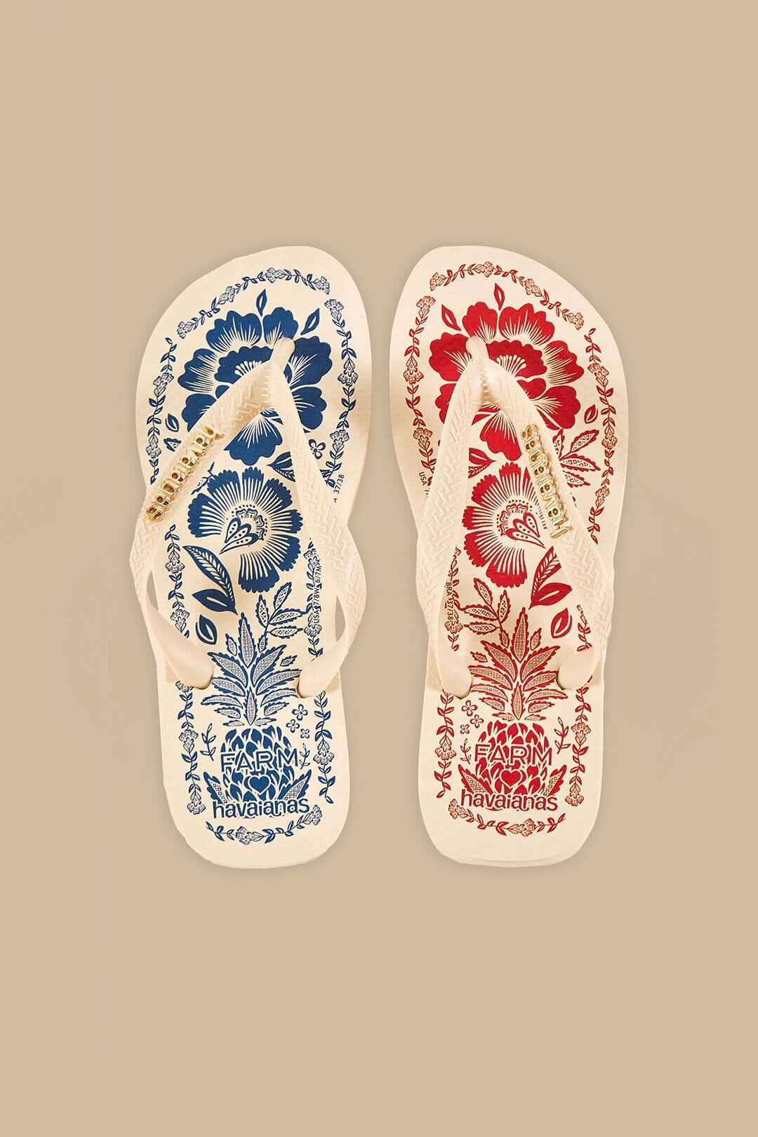 Mixed Pineapple Garden Havaianas Sandals, MULTI / 9/10 Product Image