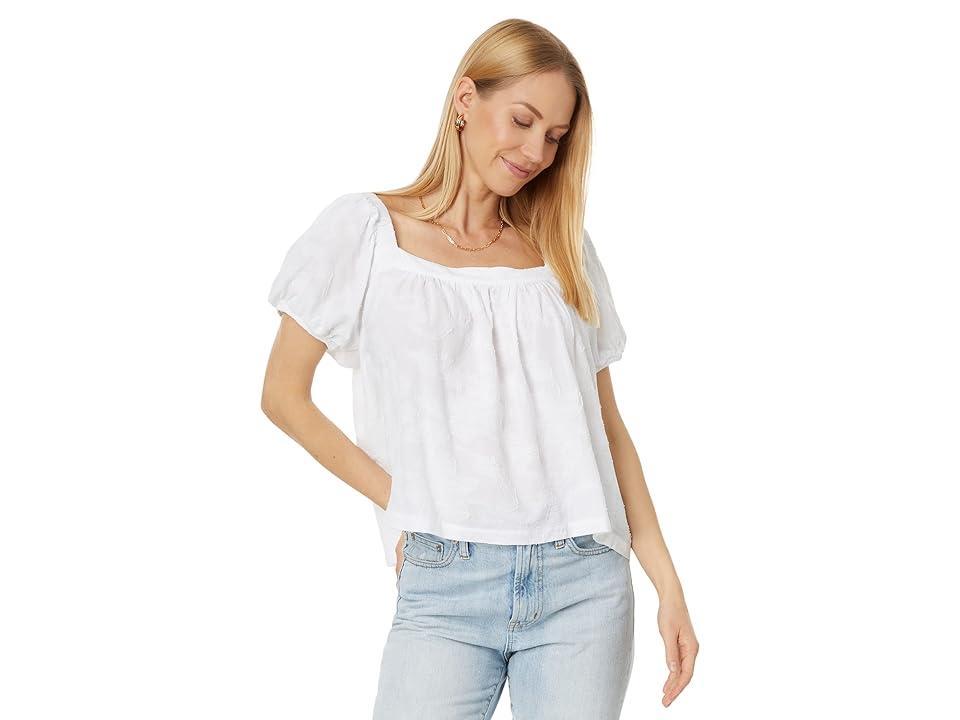 Splendid Nicki Jacquard Blouse Women's Clothing Product Image