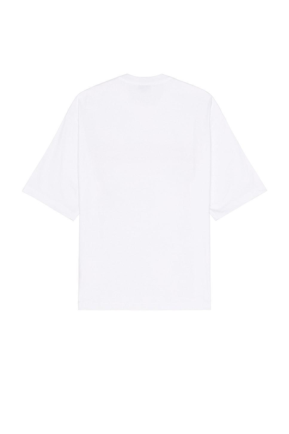 Lanvin Curblace Oversized T-shirt in White Product Image