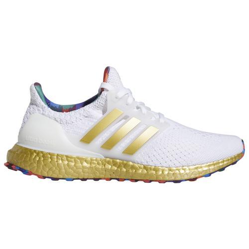 adidas Womens Ultraboost 5.0 DNA - Running Shoes White/Gold/Multi Product Image