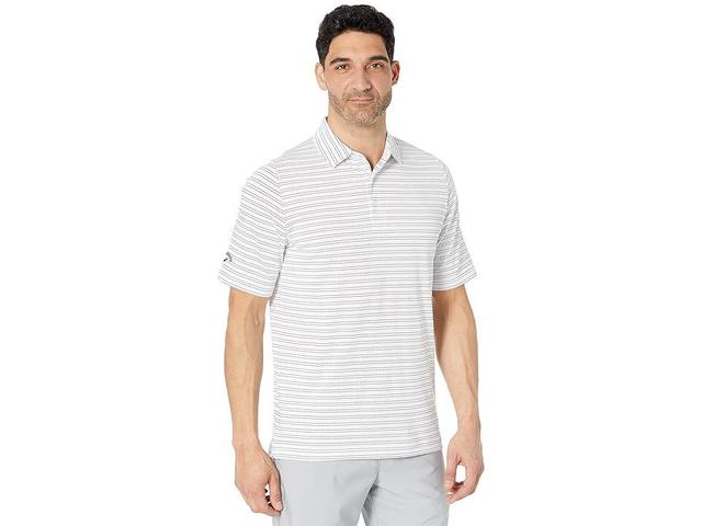 Callaway Fine Line Ventilated Stripe Polo (Bright ) Men's Clothing Product Image