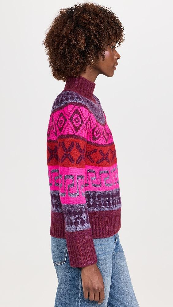 Saylor Candace Fair Isle Knit Sweater | Shopbop Product Image