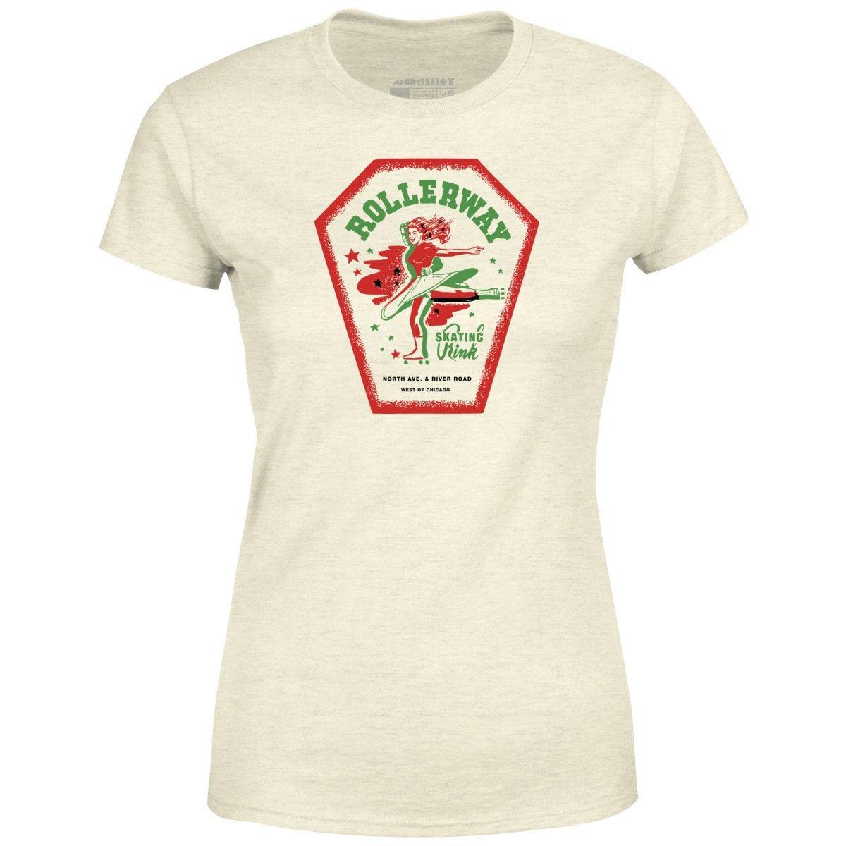 Rollerway - Chicago, IL - Vintage Roller Rink - Women's T-Shirt Female Product Image