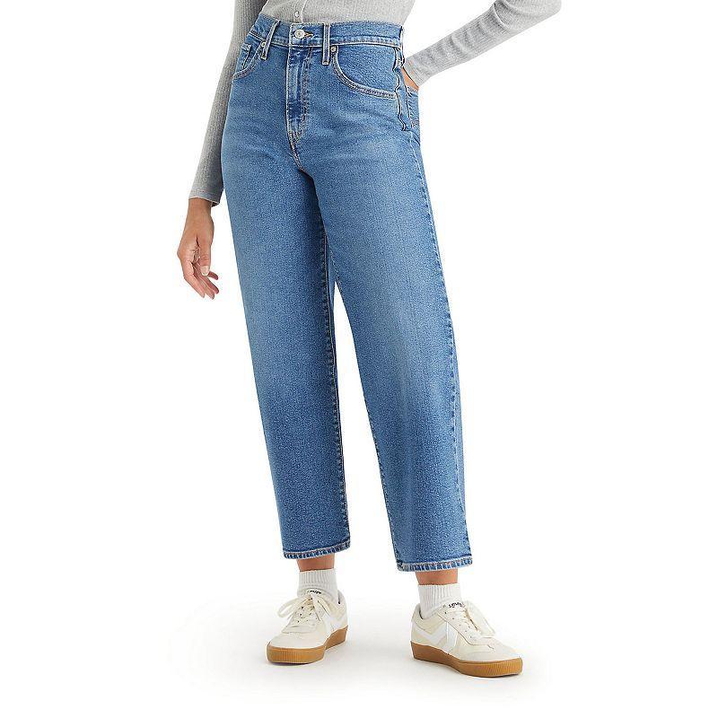 Womens Levis High-Rise Wide-Leg Jeans Summer Love The Blue Product Image