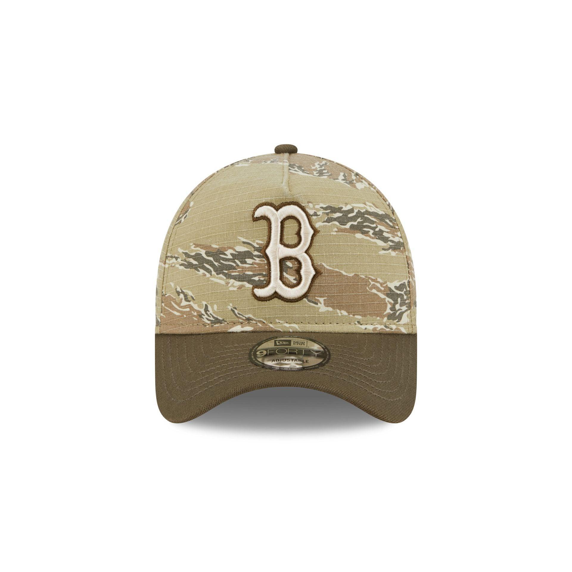 Boston Red Sox Tiger Camo 9FORTY A-Frame Snapback Hat Male Product Image