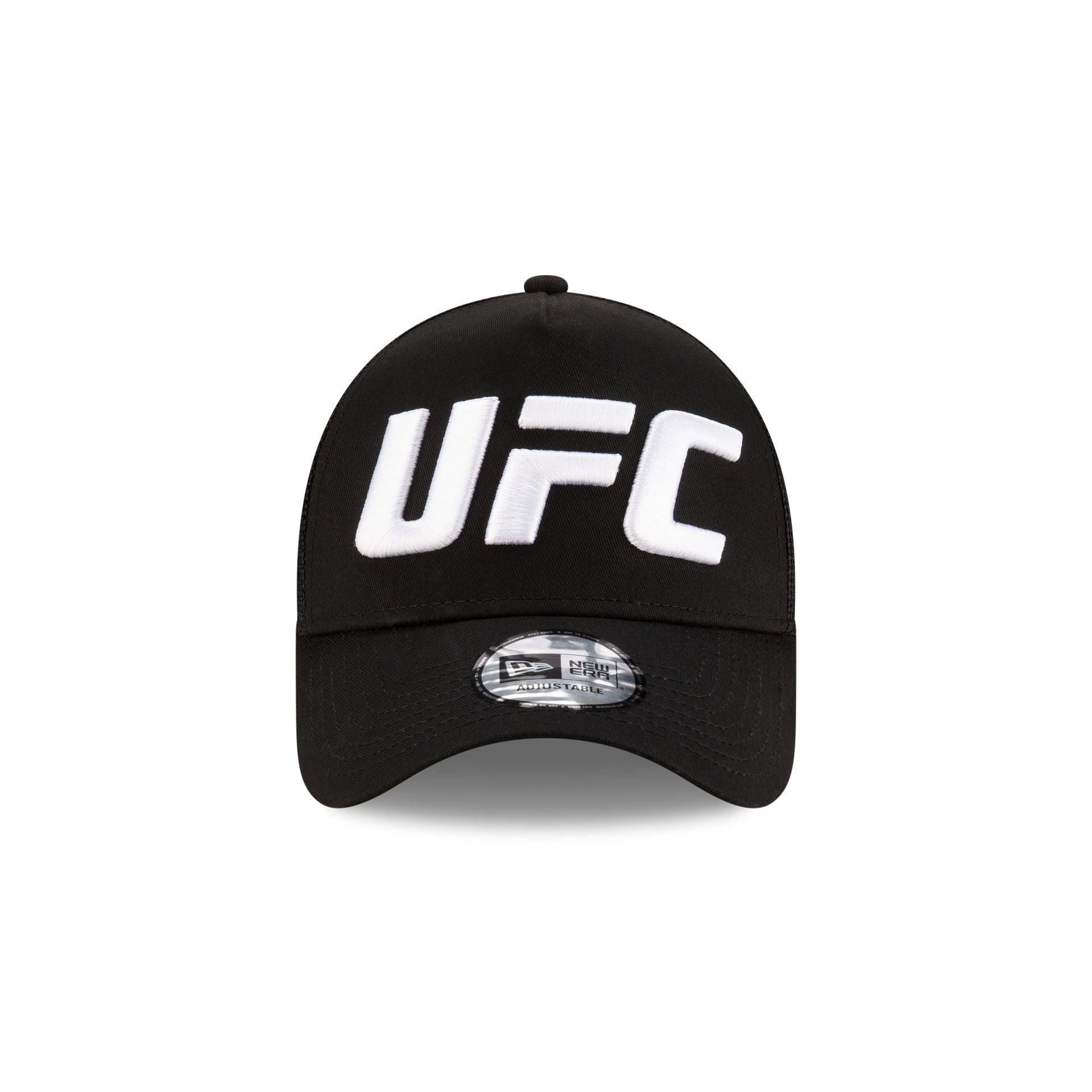 UFC Holiday Black 9FORTY A-Frame Trucker Hat Male Product Image