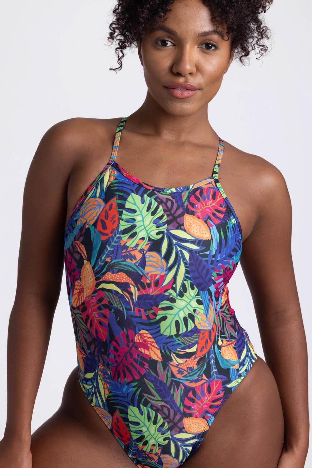 Nico 3 Swim Onesie - Rainforest Female Product Image