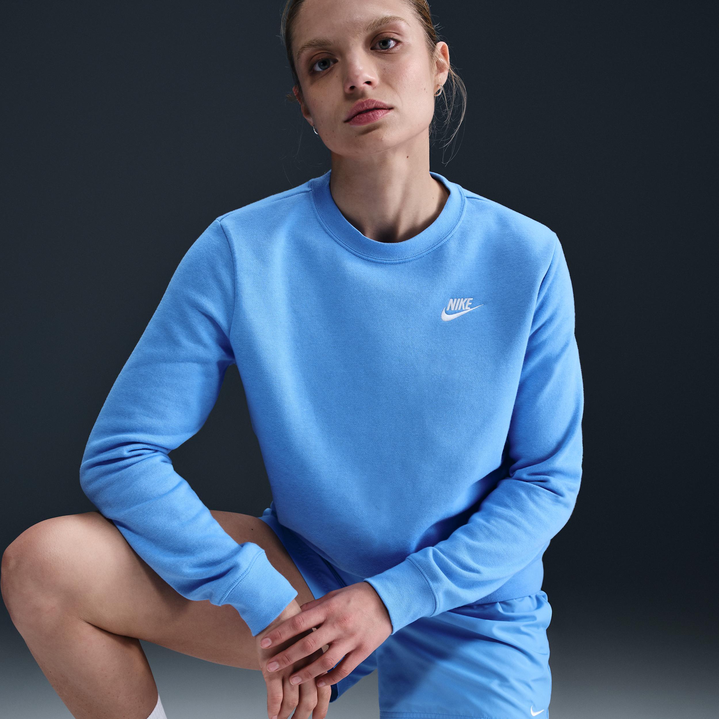 Women's Nike Sportswear Club Fleece Crew-Neck Sweatshirt Product Image