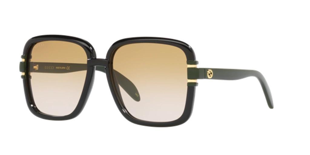 Eyewear Square Frame Sunglasses In Green Product Image