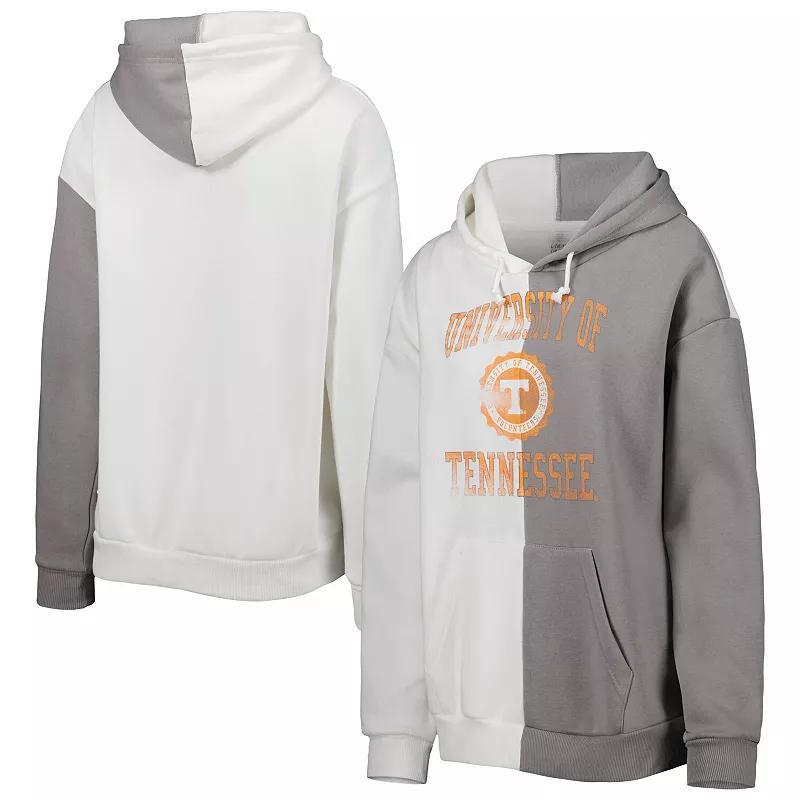 Womens Gameday Couture Gray Tennessee Volunteers Split Pullover Hoodie Product Image