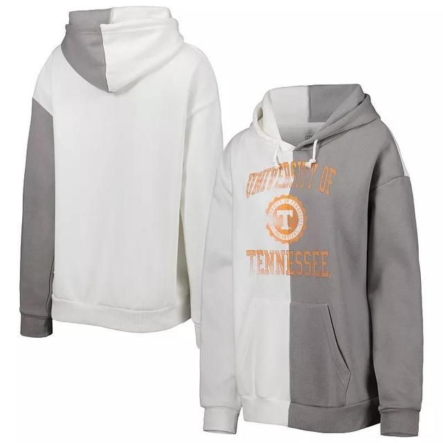 Womens Gameday Couture Gray Tennessee Volunteers Split Pullover Hoodie - Gray Product Image