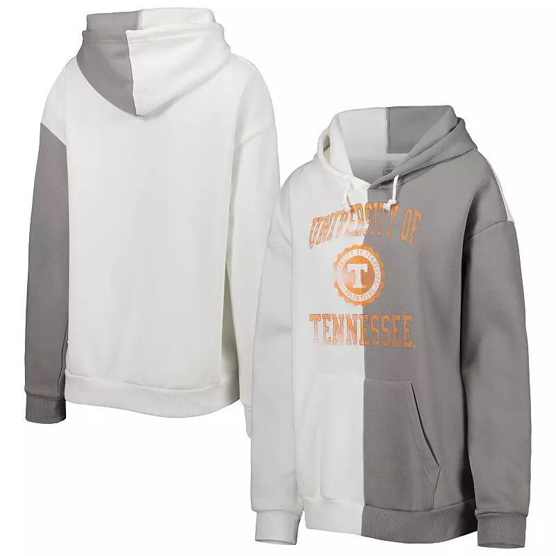 Womens Gameday Couture Gray Tennessee Volunteers Split Pullover Hoodie Product Image