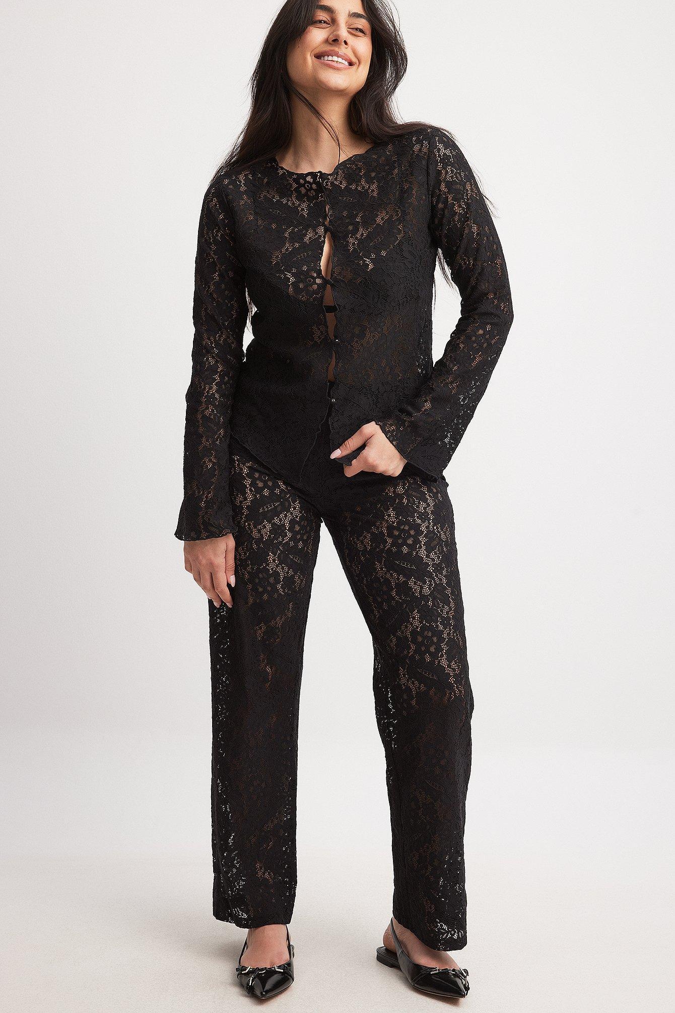 Lace Trousers Product Image