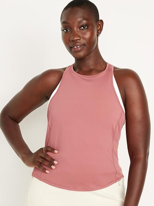 FlowForm Racerback Crop Tank Top Product Image