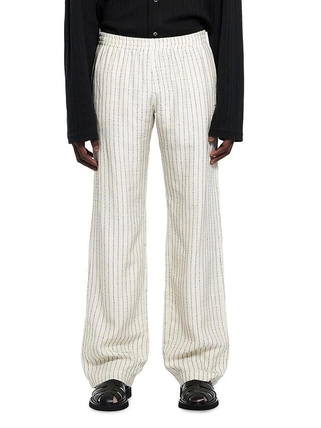 Mens Vivian Pinstriped Sweatpants Product Image