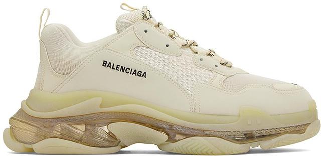 BALENCIAGA Off-white Triple S Sneakers In 9005 Off White Product Image