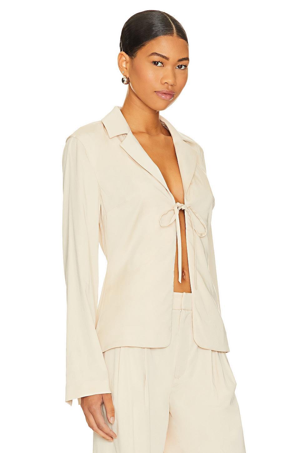 Franca Tie Front Blazer Top LPA Product Image