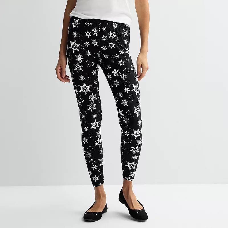 Womens Jollidays Graphic Leggings, Girls Product Image