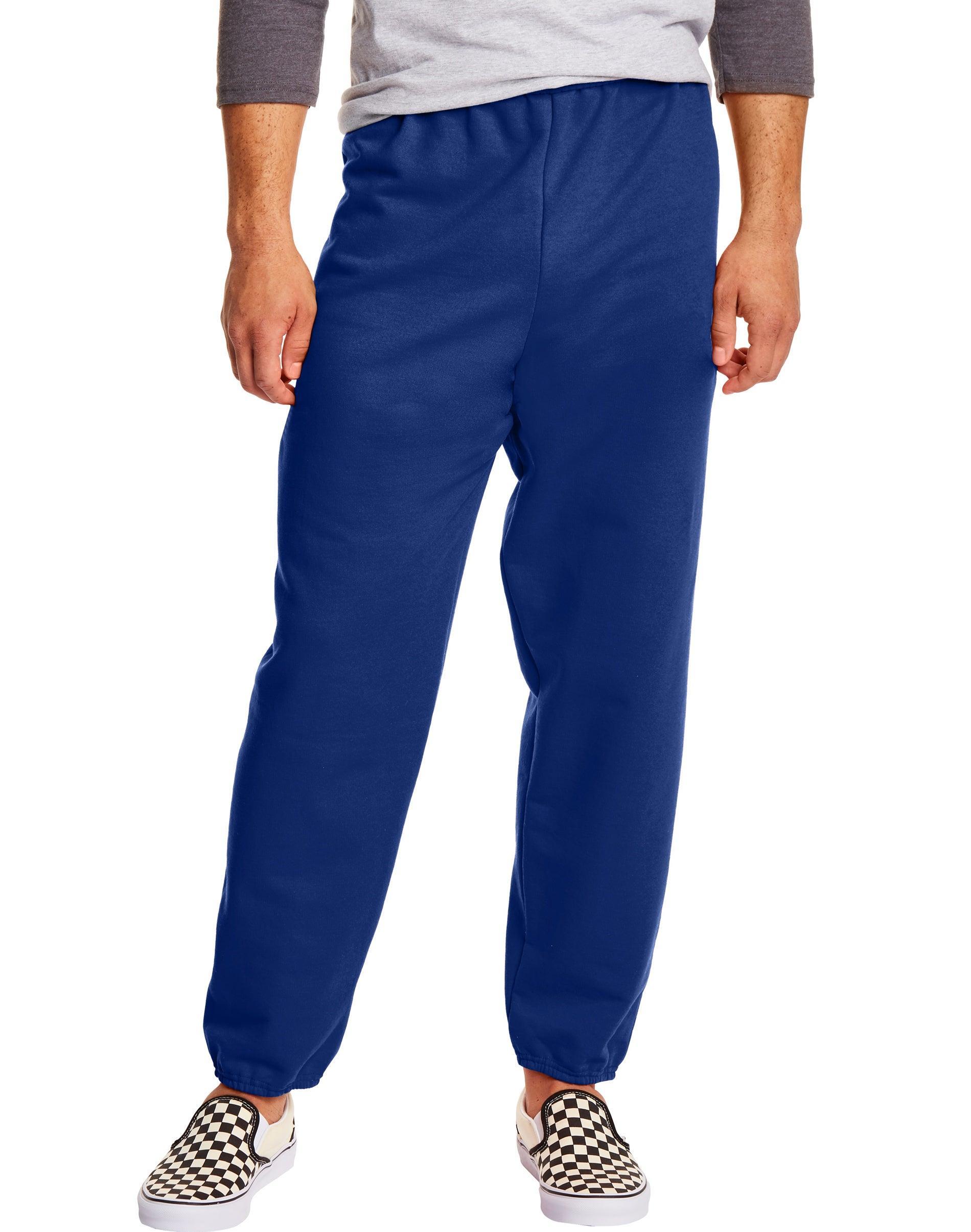 Hanes EcoSmart Fleece Mens Sweatpants Value Pack (2-pack) Navy 3XL Product Image