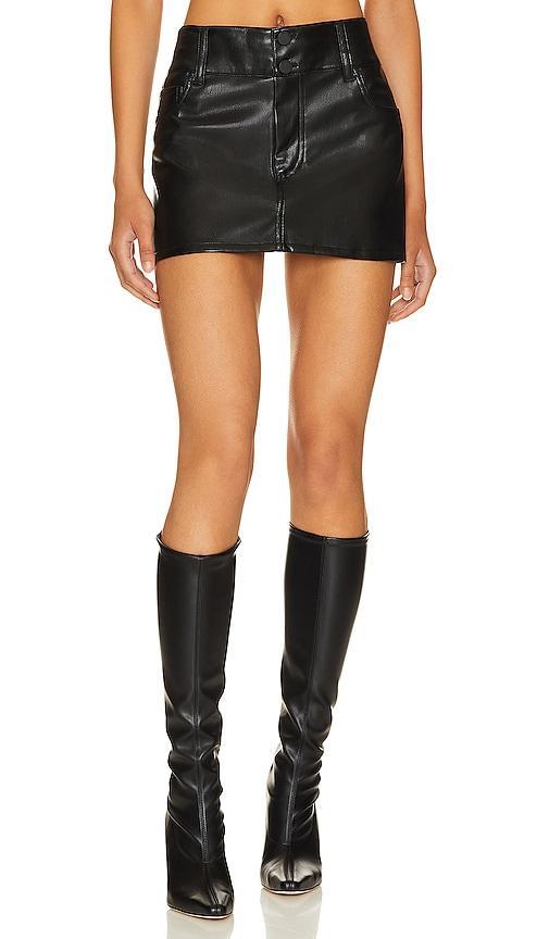 Laika Faux Leather Mini Skirt Product Image