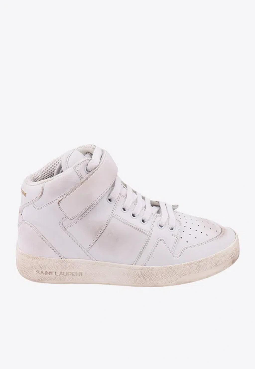 SAINT LAURENT Lax Sneakers In White Product Image