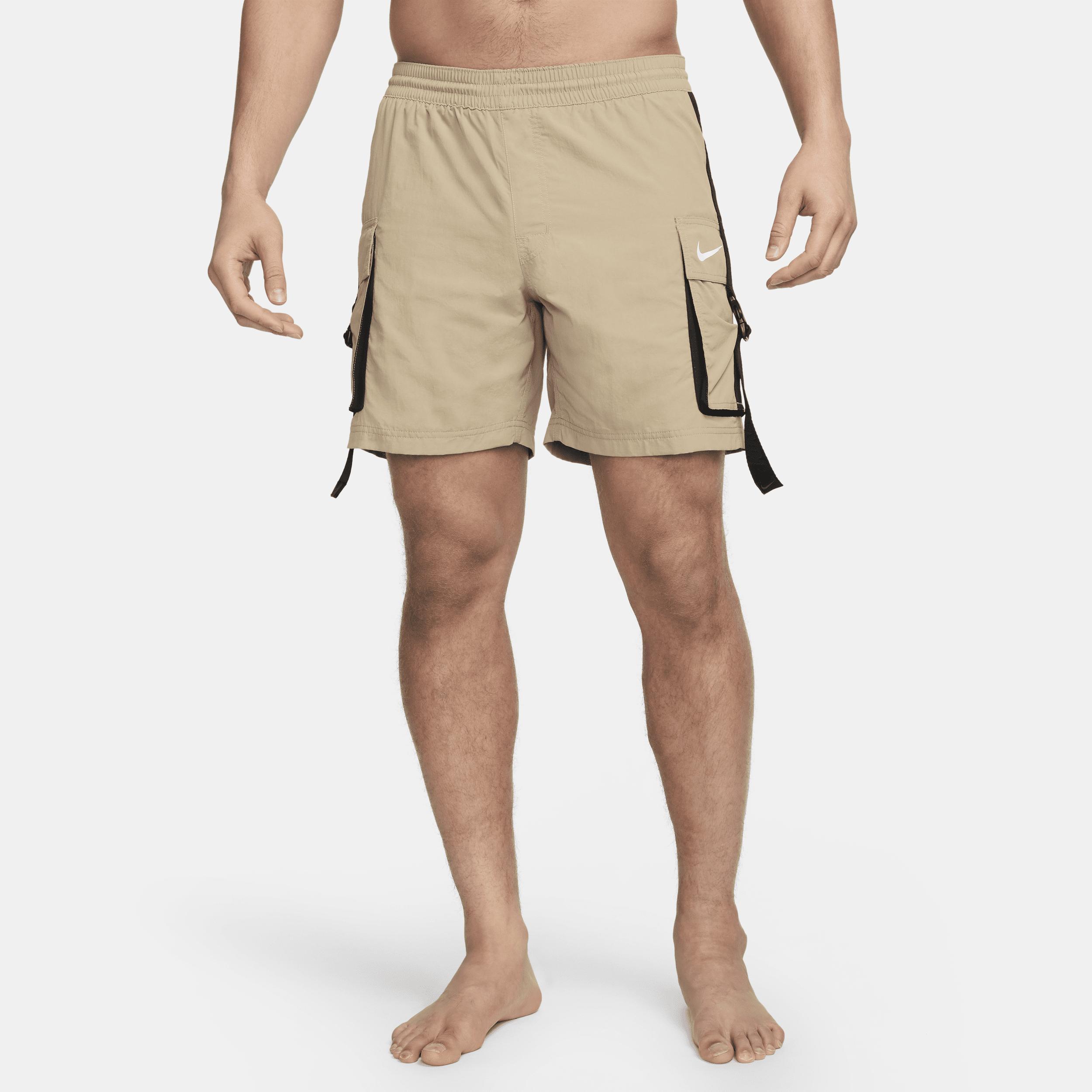 Nike Mens Nike Volley Cargo 7 Shorts - Mens Black/Tan product image