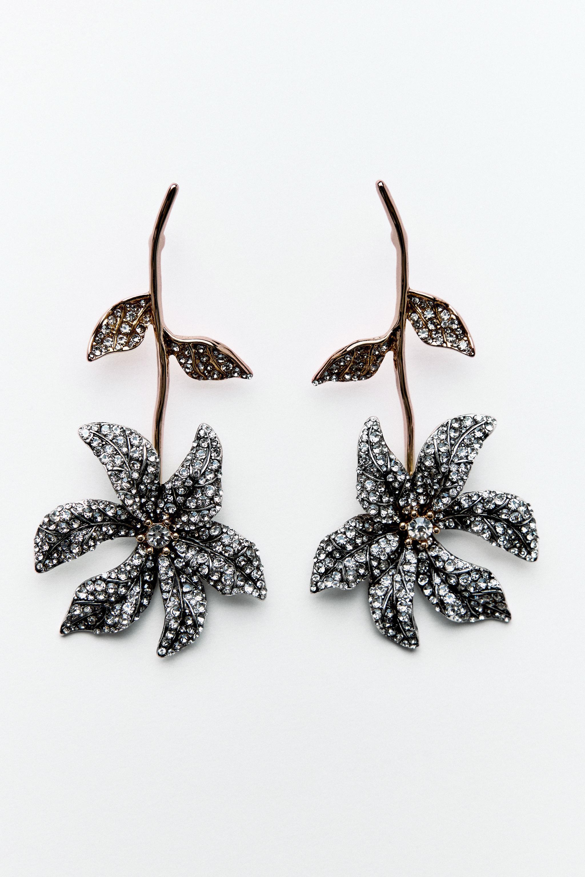 JEWEL FLOWER EARRINGS Product Image