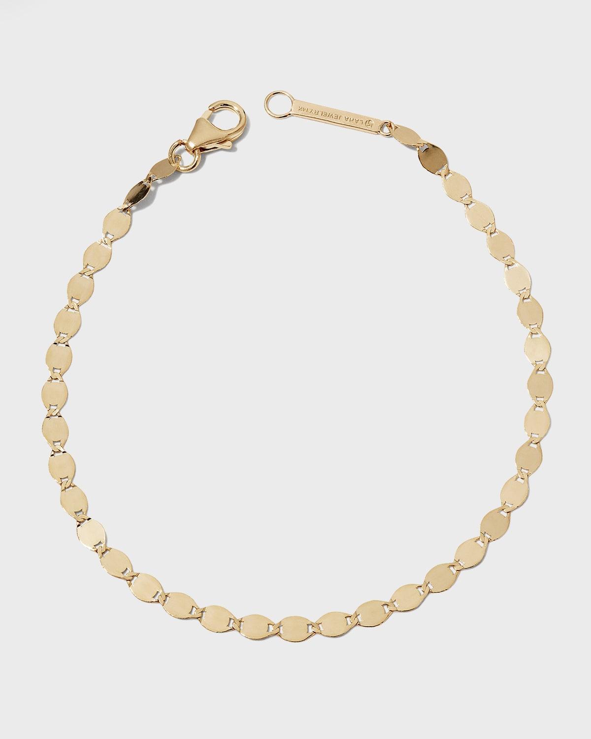 Womens 14K Yellow Gold Nude Chain Bracelet Product Image