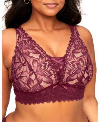 Adore Me Plus Size Alessa Unlined Bralette Bra Product Image