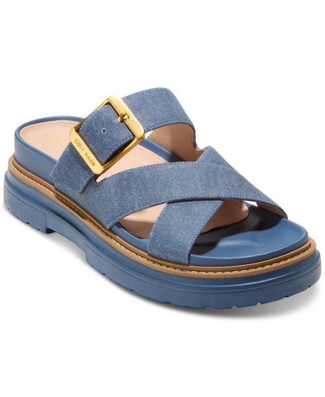 Cole Haan Womens Fraya Slide Sandal - Blue Size 9 Product Image