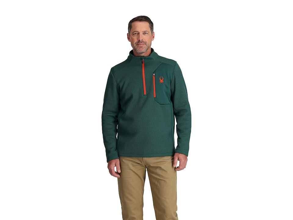 Spyder Bandit 1/2 Zip (Polar) Men's Clothing Product Image