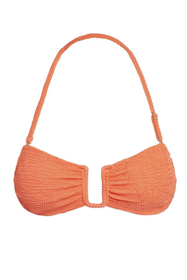 St. Martinique Bandeau - Summer Peach Crinkle Product Image