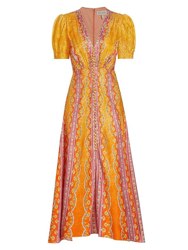 Lea Printed Long Dress Product Image