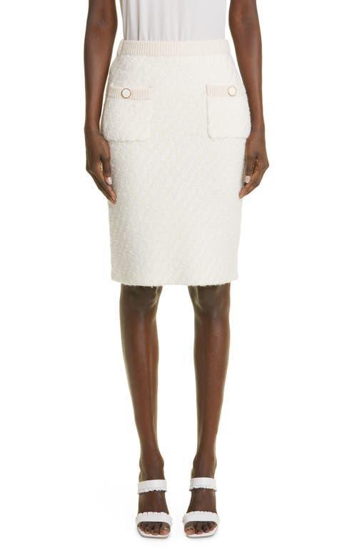 St. John Collection Boucl Twill Knit Skirt Product Image