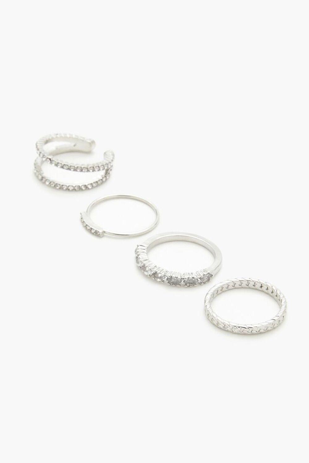 Rhinestone Ring Set | Forever 21 Product Image